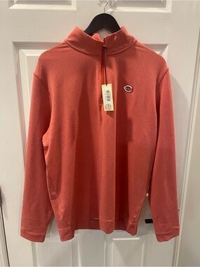 NWT Onward Reserve Cincinnati Reds Men's Quater-Zip - Large